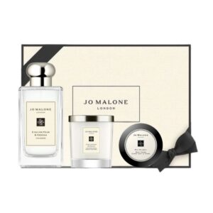 Set Jo Malone London English Pear & Freesia 100ml + Lotion 50ml + Nến thơm 1 Set Jo Malone London English Pear & Freesia 100ml, Lotion 50ml, Nến 4.88in _ Tiến Perfume