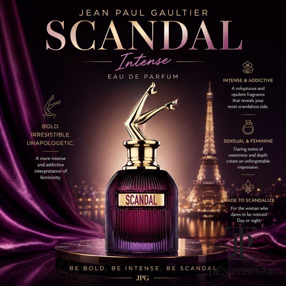Jean Paul Gaultier Scandal EDP Intense 21 Authentic Perfume Jean Paul Gaultier Scandal Intense ( Scandal tím nữ) _ Tiến Perfume