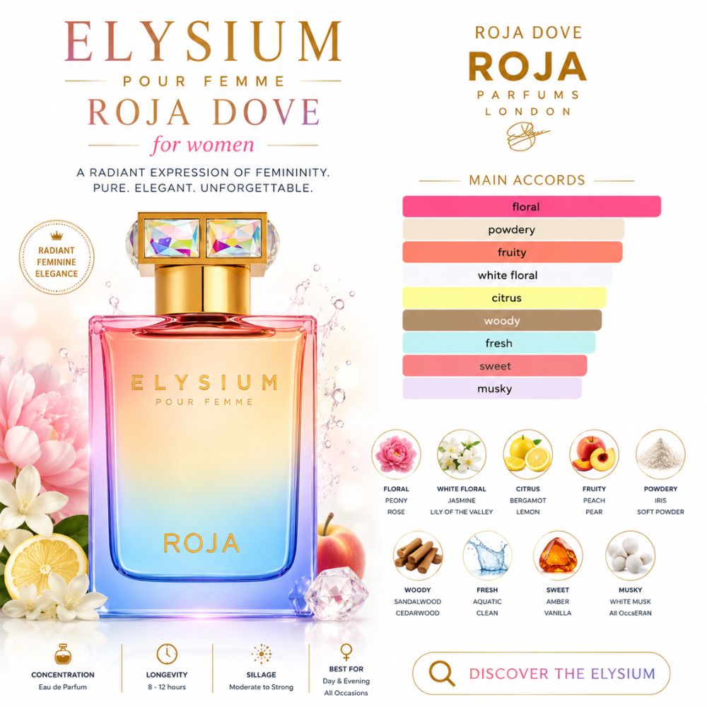 Roja Elysium Pour Femme EDP 75ml 23 Mùi hương Nước hoa Roja Elysium Pour Femme EDP _ Tiến Perfume