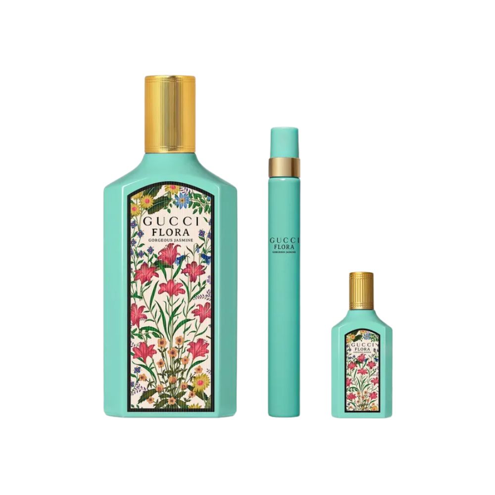 Set Nước Hoa Gucci Flora Gorgeous Jasmine EDP (100ml +10ml + 5ml) 2 Set Nước Hoa Nữ Gucci Flora Gorgeous Jasmine EDP (100ml +10ml + 5ml) _ Tiến Perfume