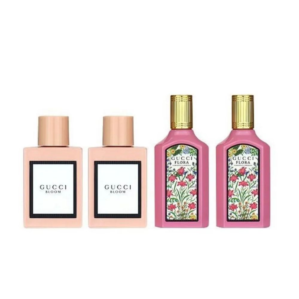 Set Nước Hoa Nữ Gucci Bloom + Flora Gorgeous Gardenia EDP (4 x 5ml) 4 Set mini Gucci Bloom + Flora Gorgeous Gardenia EDP (4 x 5ml) _ Tiến Perfume