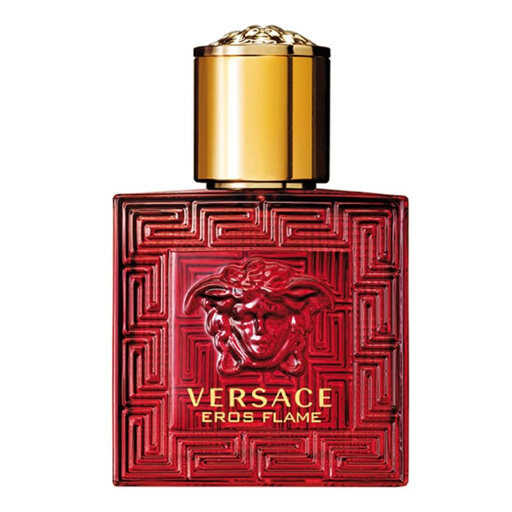 Giftset Versace Eros Flame EDP 100ml, Mini 10ml, Túi 5 Versace Eros Flame EDP 30ml _ Tiến Perfume