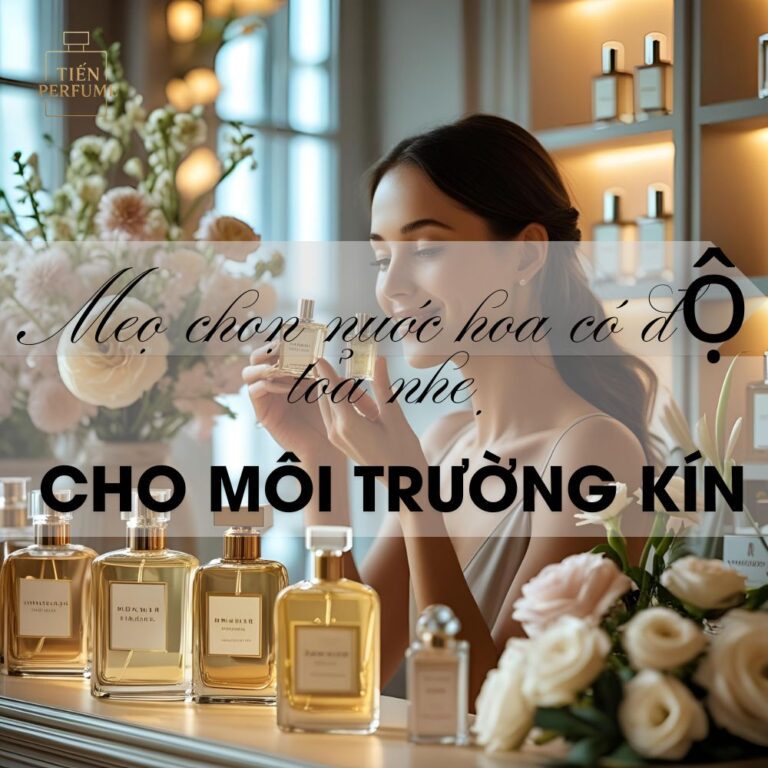 20 Mẹo chọn nước hoa có độ tỏa nhẹ cho môi trường kín _ Mẹo nước hoa Tiến Perfume