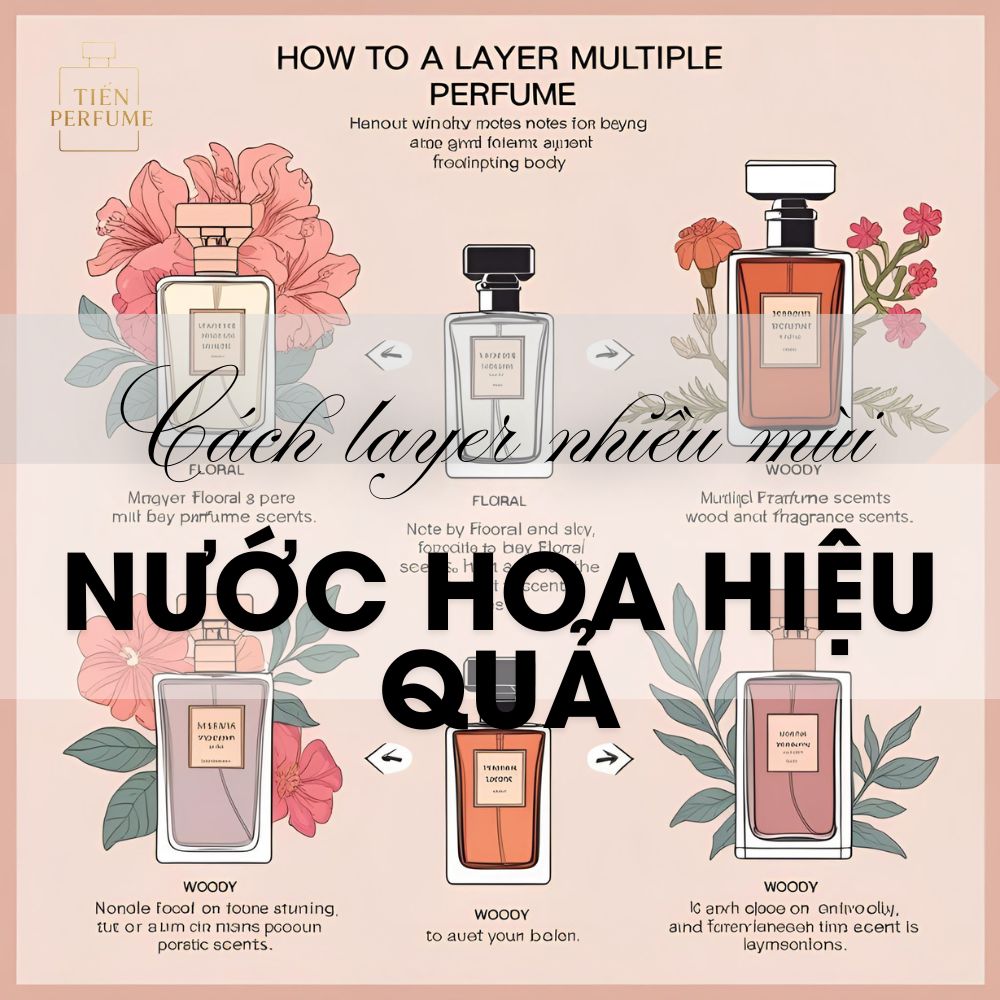 Cách layer nhiều mùi nước hoa hiệu quả 1 9 Cách layer nhiều mùi nước hoa hiệu quả_ Mẹo nước hoa Tiến Perfume