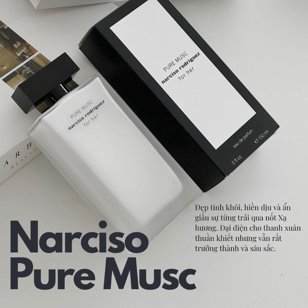 1 Narciso Pure Musc EDP 150ml - Nar trắng 150ml _ Tiến Perfume 1 Narciso Pure Musc EDP 150ml - Nar trắng 150ml _ Tiến Perfume