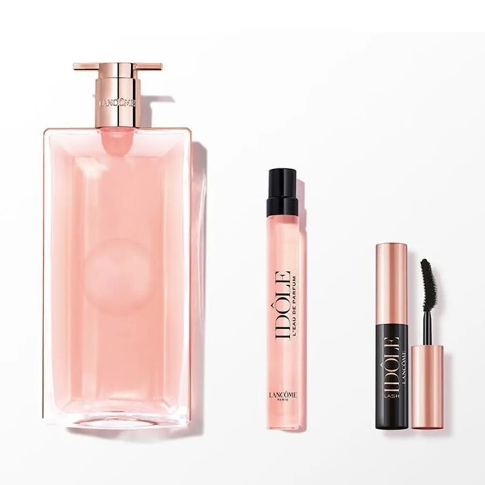 GiftSet Lancome Idole EDP Mascara 2,5ml (100ml, 10ml) 3 2 Bộ Quà Tặng Nước Hoa Lancome Idôle EDP ( 100ML + 10ML + Mascara 2.5ML ) _ Tiến Perfume