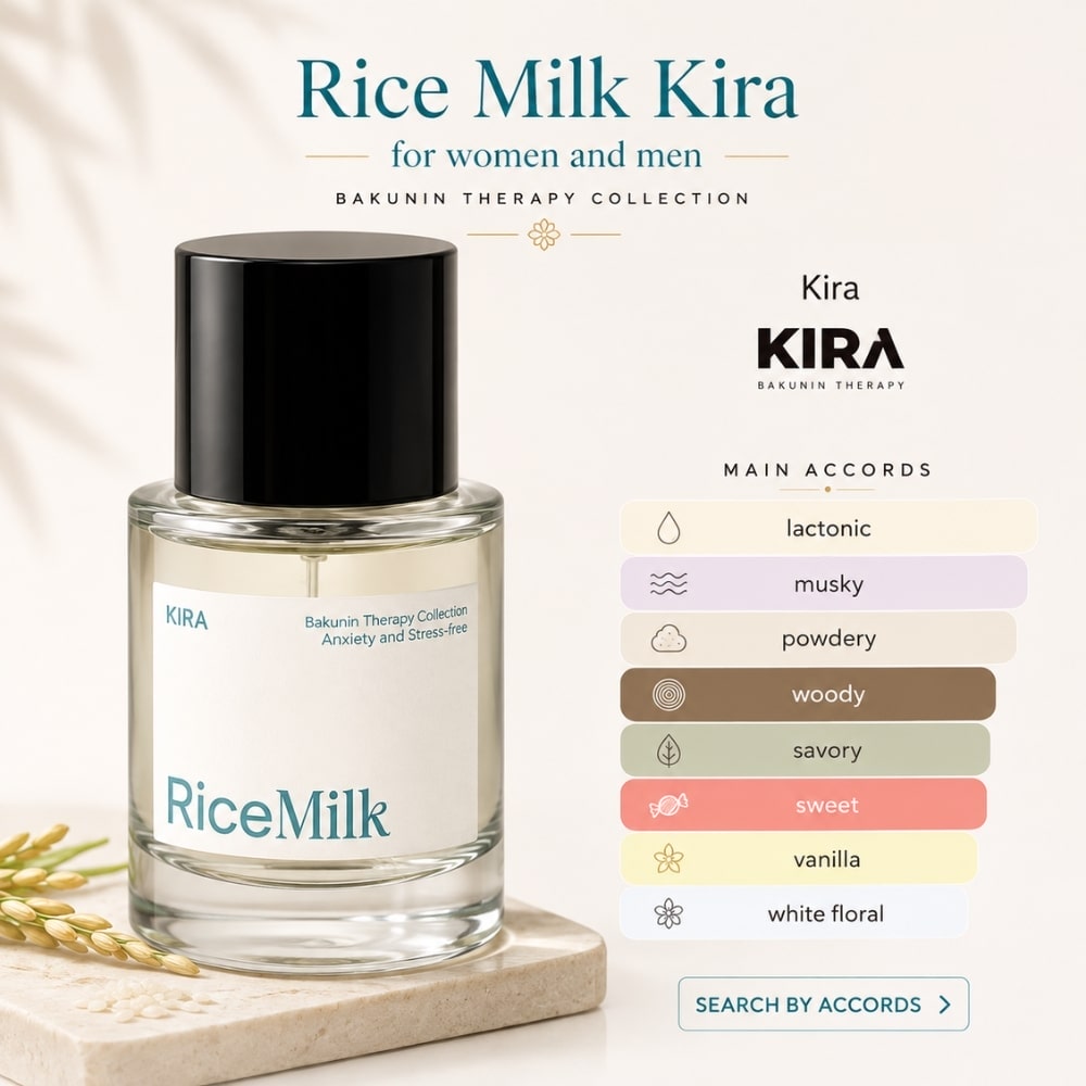 KIRA Rice Milk EDP 50ml 24 Mùi hương Nước hoa Kira Rice Milk EDP _ Tiến Perfume