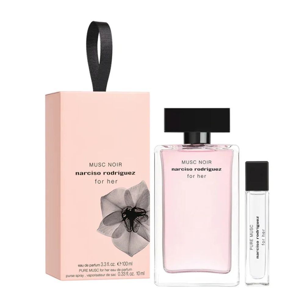 Set Nước Hoa Nữ Narciso Musc Noir 100ml + Mini Nar trắng 2pcs _ Tiến Perfume