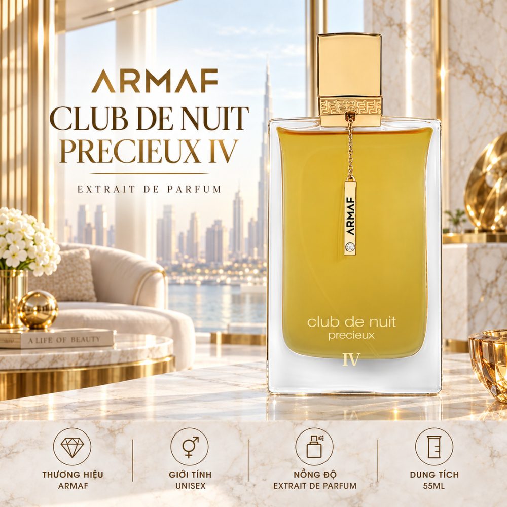 Armaf Club de Nuit Precieux IV 23 Authentic Perfume Armaf Club de Nuit Precieux IV _ Tiến Perfume