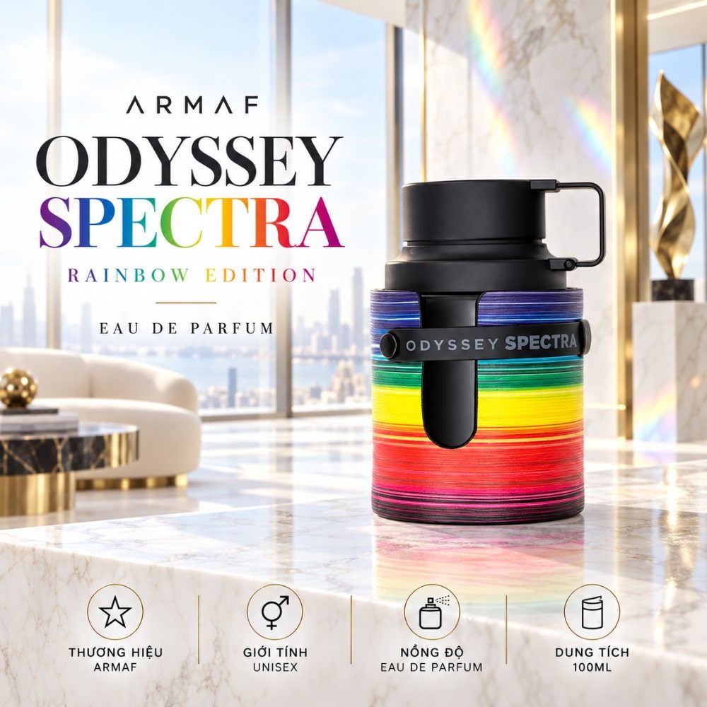 Armaf Odyssey Spectra Rainbow Edition EDP 23 Authentic Perfume Armaf Odyssey Spectra Rainbow Edition _ Tiến Perfume