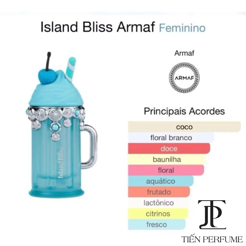 Armaf Island Bliss EDP 100ml 22 Mùi hương Armaf DELIGHTS ISLAND BLISS Eau De Parfum _ Tiến Perfume