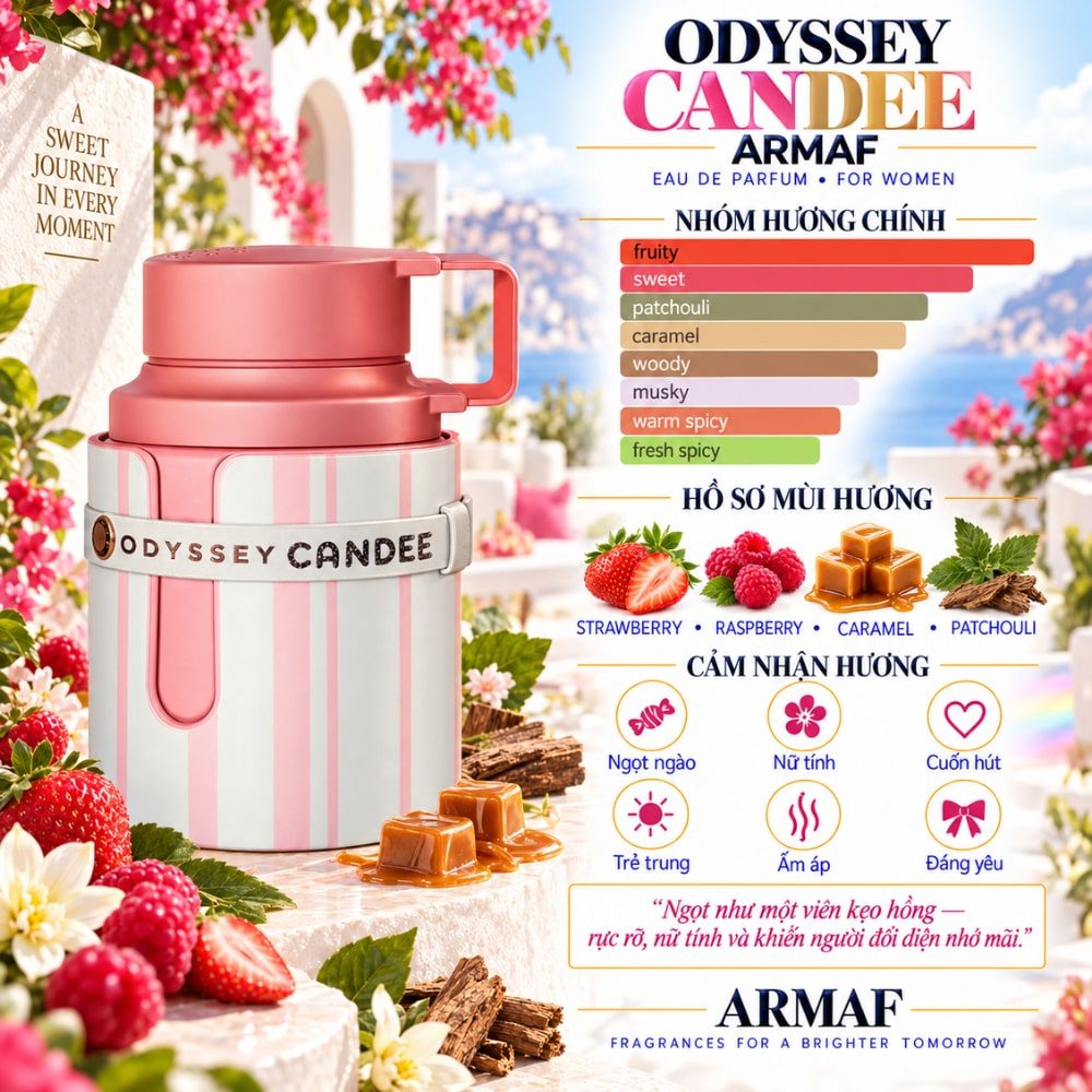 Armaf Odyssey Candee Special Edition 24 Mùi hương Nước hoa Armaf Odyssey Candee Special Edition EDP _ Tiến Perfume