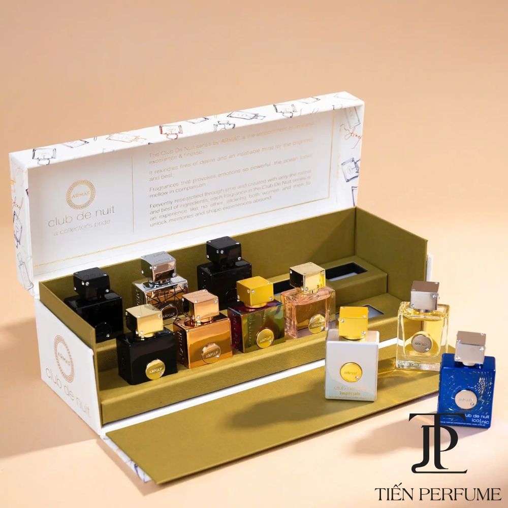 Set Nước Hoa Armaf Club de Nuit 10 x 5ml 2 Set Mini Armaf Club de Nuit 10 x 5ml _ Tiến Perfume