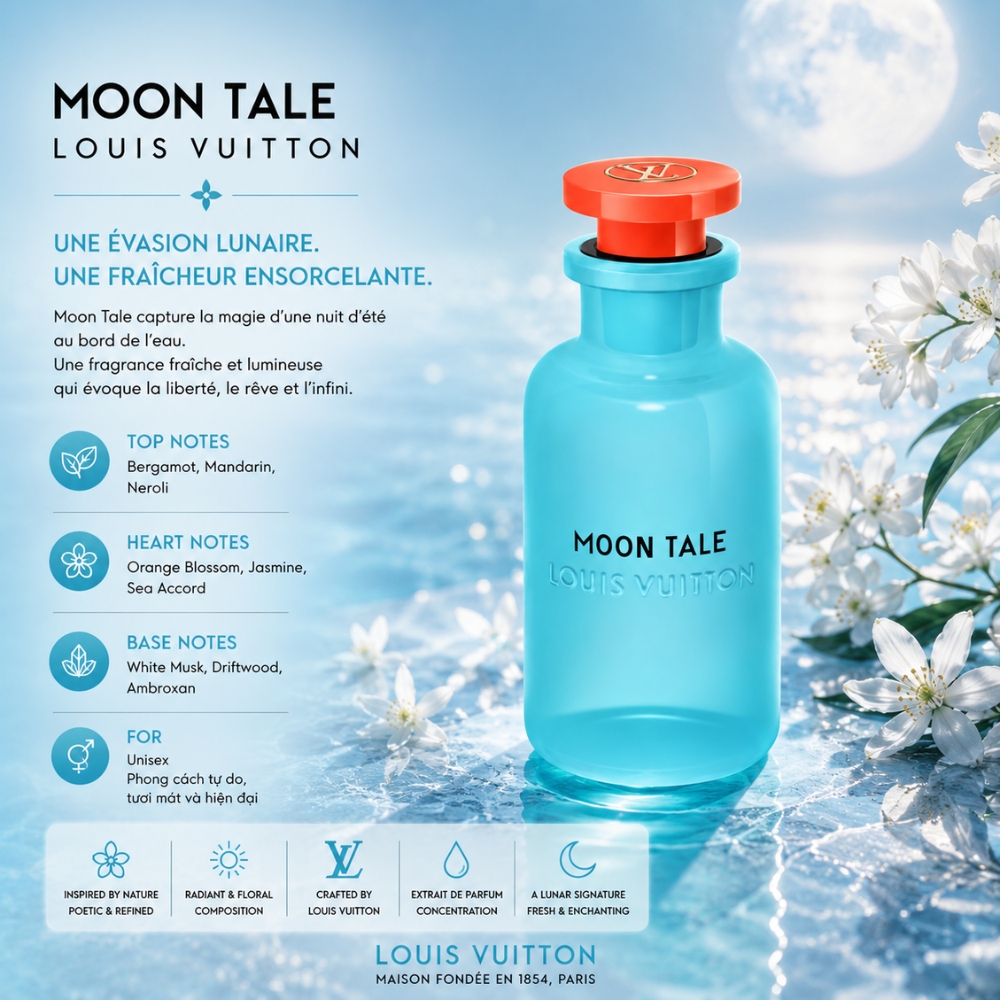Louis Vuitton Moon Tale EDP 100ml 23 Authentic Perfume Louis Vuitton Moon Tale _ Tiến Perfume