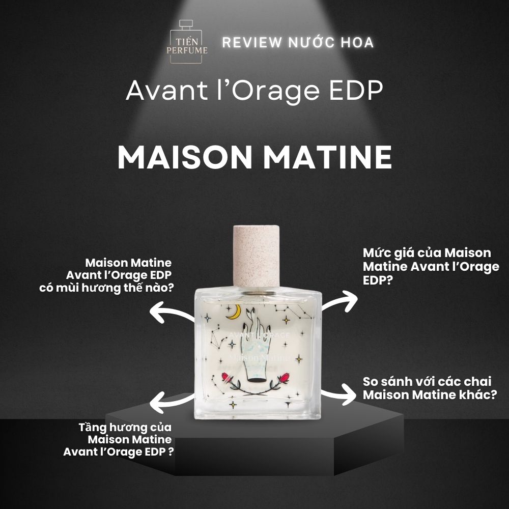 Review nước hoa Maison Matine Avant l’Orage EDP 1 Review nước hoa Maison Matine Avant l’Orage EDP _ Tiến Perfume