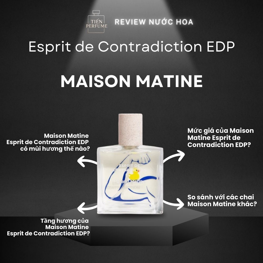 Review nước hoa Maison Matine Esprit de Contradiction EDP 1 Review nước hoa Maison Matine Esprit de Contradiction EDP _ Tiến Perfume