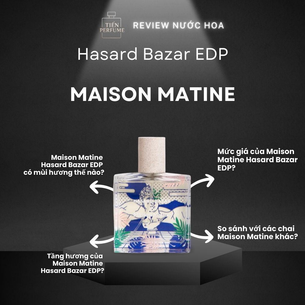 Review nước hoa Maison Matine Hasard Bazar EDP 1 Review nước hoa Maison Matine Hasard Bazar EDP _ Tiến Perfume