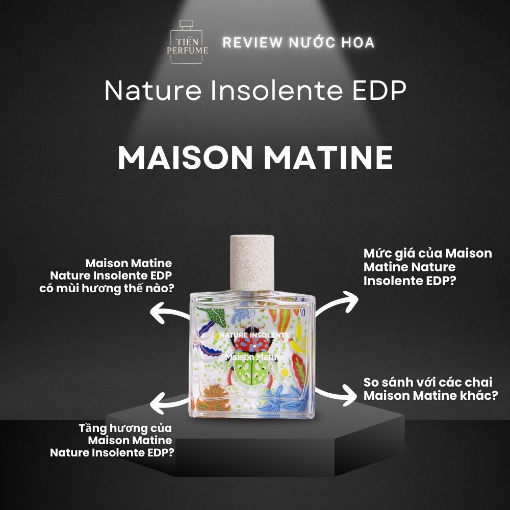 Review nước hoa Maison Matine Nature Insolente EDP 1 Review nước hoa Maison Matine Nature Insolente EDP _ Tiến Perfume