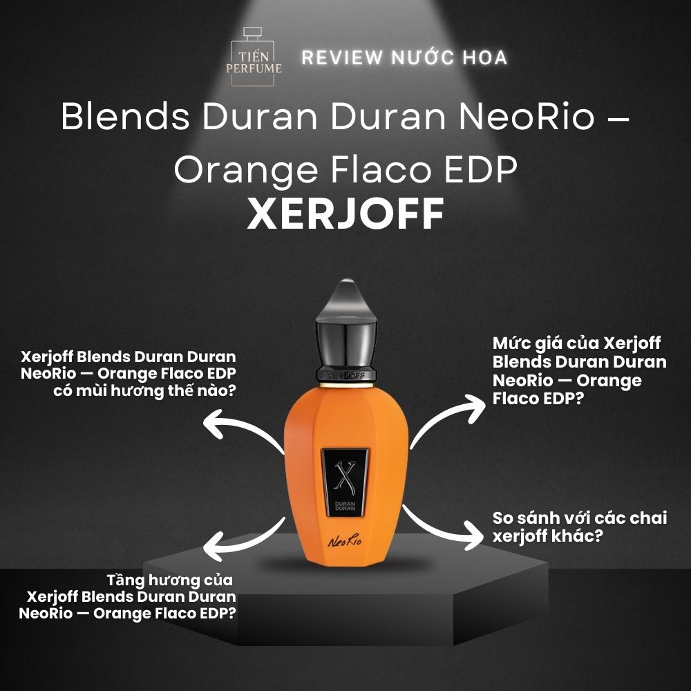 Review nước hoa Xerjoff Blends Duran Duran NeoRio — Orange Flaco EDP _ Tiến Perfume