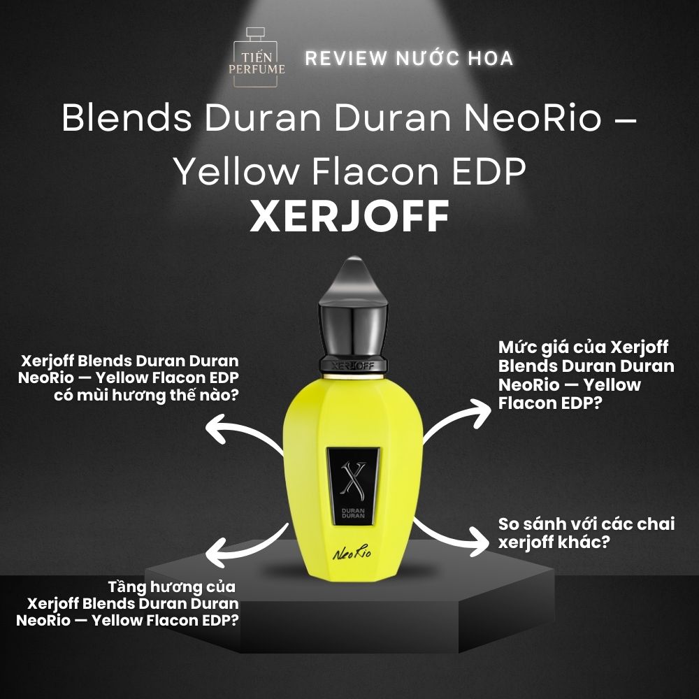Review nước hoa Xerjoff Blends Duran Duran NeoRio — Yellow Flacon EDP 1 Review nước hoa Xerjoff Blends Duran Duran NeoRio — Yellow Flacon EDP _ Tiến Perfume