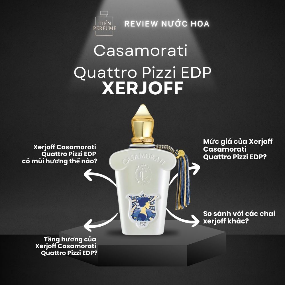 Review nước hoa Xerjoff Casamorati Quattro Pizzi EDP _ Tiến Perfume