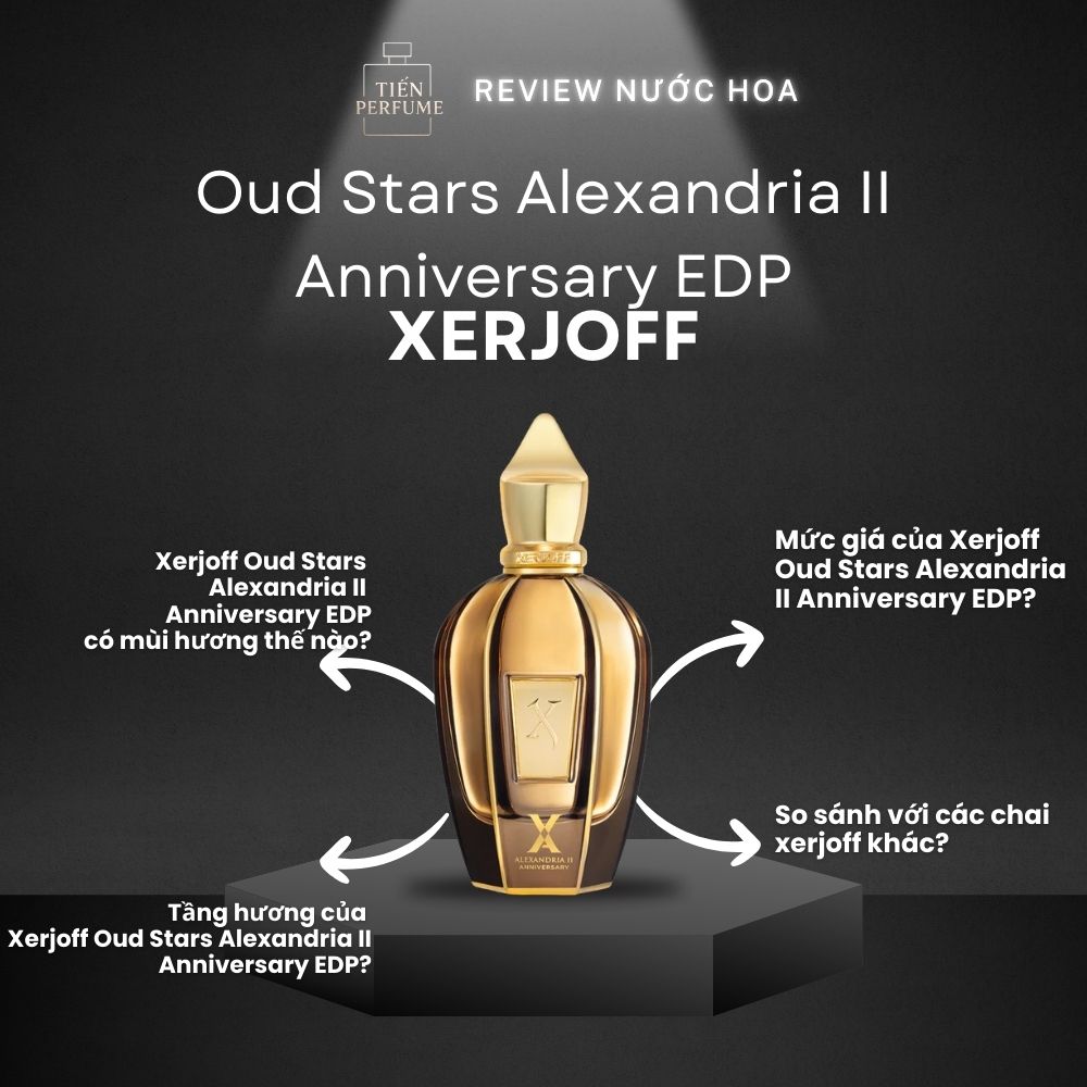 Review nước hoa Xerjoff Oud Stars Alexandria II Anniversary EDP 1 Review nước hoa Xerjoff Oud Stars Alexandria II Anniversary EDP _ Tiến Perfume