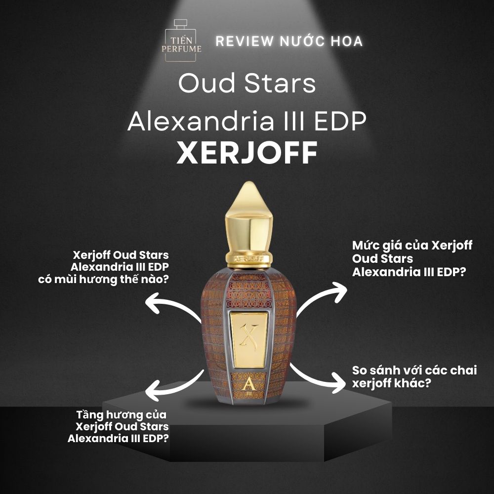 Review nước hoa Xerjoff Oud Stars Alexandria III EDP 1 Review nước hoa Xerjoff Oud Stars Alexandria III EDP _ Tiến Perfume