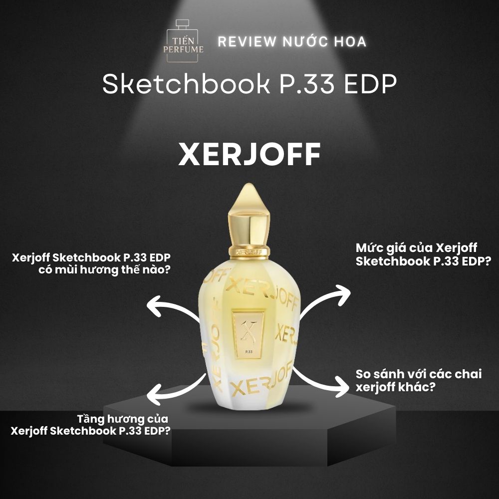 Review nước hoa Xerjoff Sketchbook P.33 EDP _ Tiến Perfume