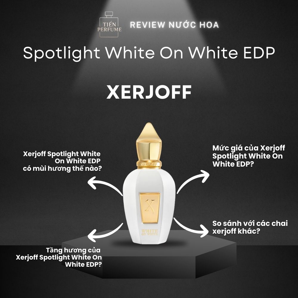 Review nước hoa Xerjoff Spotlight White On White EDP 1 Review nước hoa Xerjoff Spotlight White On White EDP _ Tiến Perfume