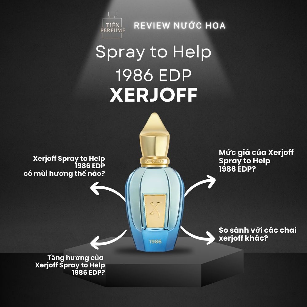 Review nước hoa Xerjoff Spray to Help 1986 EDP 1 Review nước hoa Xerjoff Spray to Help 1986 EDP _ Tiến Perfume