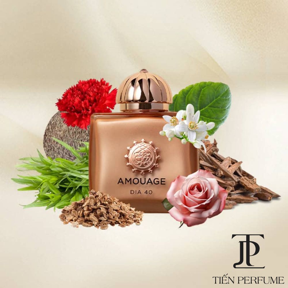 Amouage Dia Woman 40 Extrait de Parfum 100ml 7 Mùi hương Amouage Dia Woman 40 Extrait _ Tiến Perfume