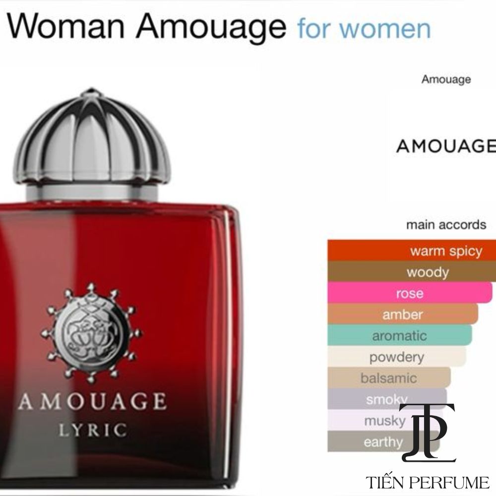 Amouage Lyric Woman EDP 100ml 2 Mùi hương Amouage Lyric Woman EDP 100ml _ Tiến Perfume