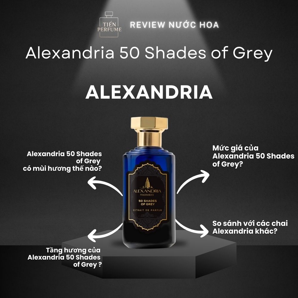 Review nước hoa Alexandria 50 Shades of Grey _ Tiến Perfume