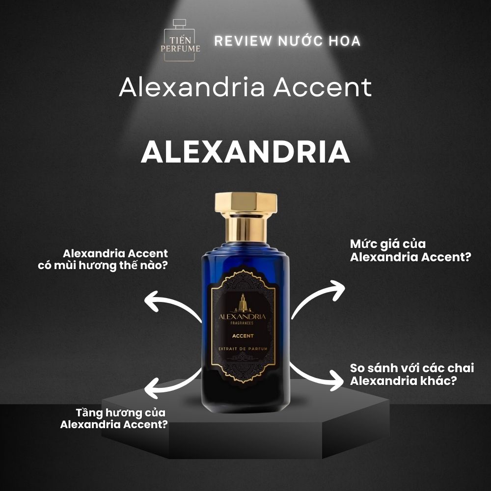 Review nước hoa Alexandria Accent _ Tiến Perfume