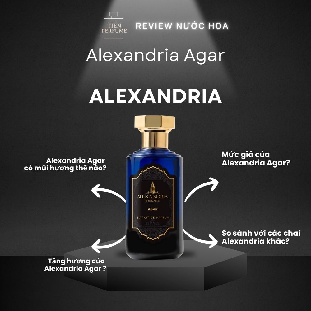 Review nước hoa Alexandria Agar _ Tiến Perfume