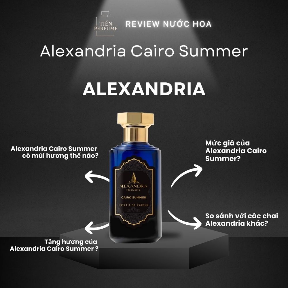 Review nước hoa Alexandria Cairo Summer 1 Review nước hoa Alexandria Cairo Summer _ Tiến Perfume
