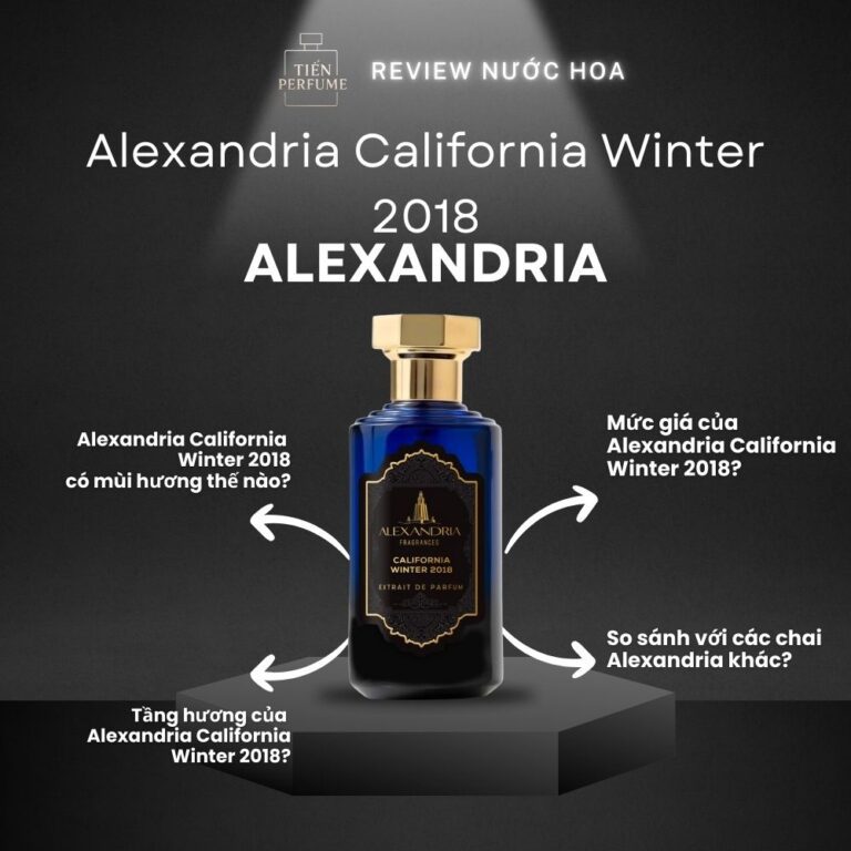 Review nước hoa Alexandria California Winter 2018 _ Tiến Perfume