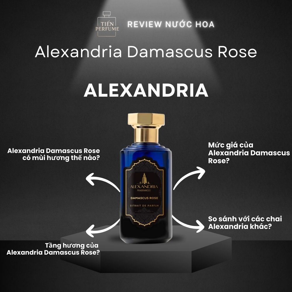 Review nước hoa Alexandria Damascus Rose 1 Review nước hoa Alexandria Damascus Rose _ Tiến Perfume
