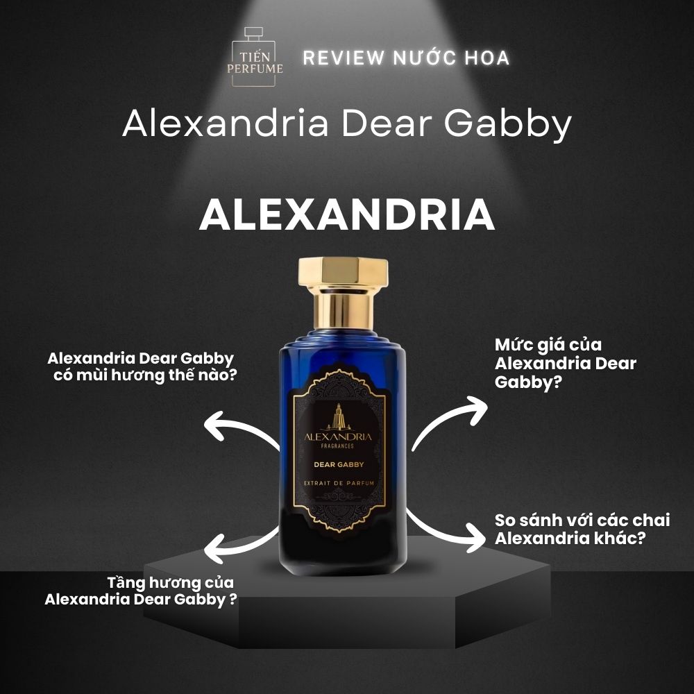 Review nước hoa Alexandria Dear Gabby 1 Review nước hoa Alexandria Dear Gabby _ Tiến Perfume