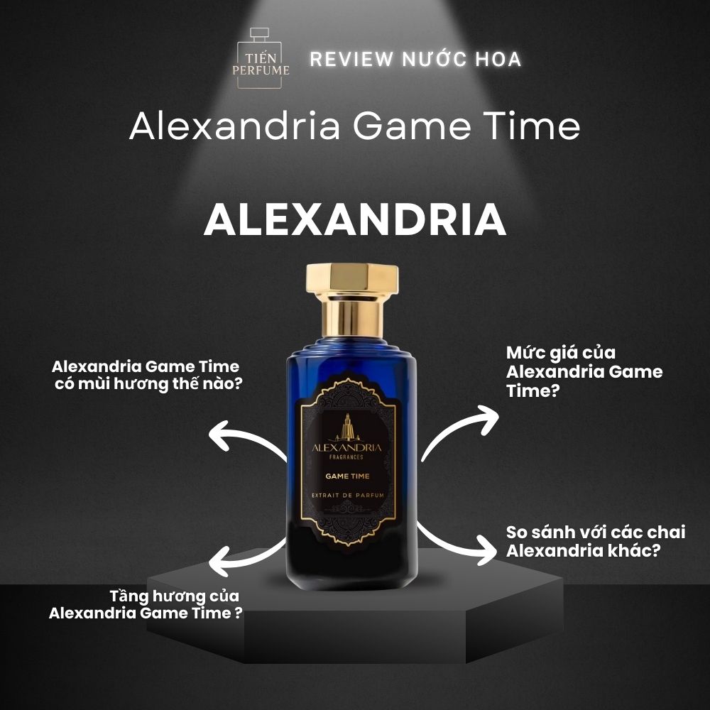 Review nước hoa Alexandria Game Time _ Tiến Perfume