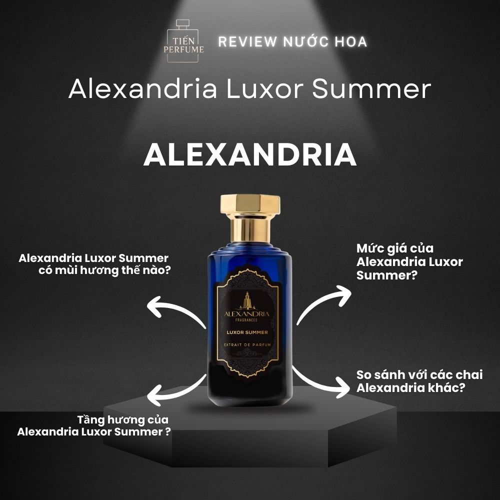Review nước hoa Alexandria Luxor Summer 1 Review nước hoa Alexandria Luxor Summer _ Tiến Perfume