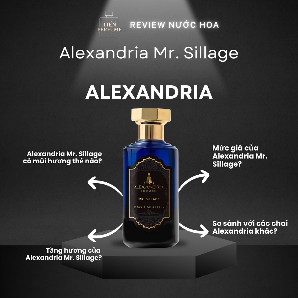 Review nước hoa Alexandria Mr. Sillage 1 Review nước hoa Alexandria Mr. Sillage _ Tiến Perfume