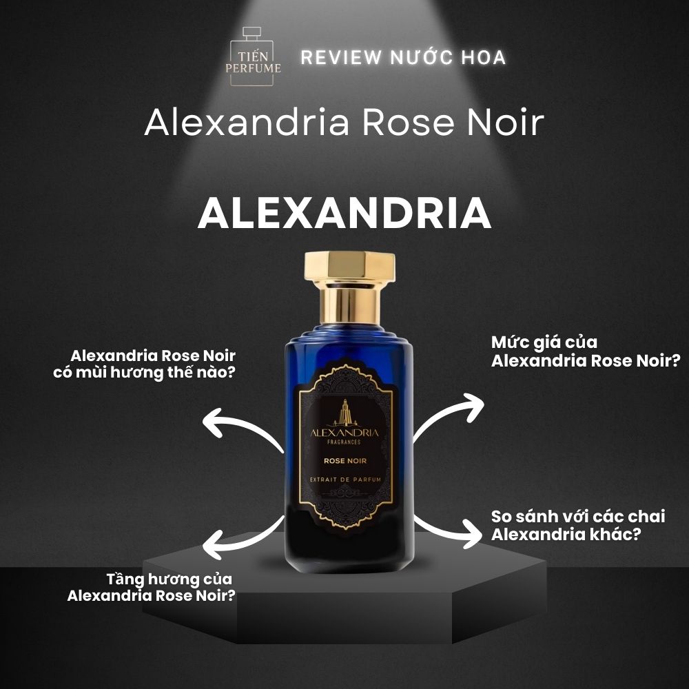 Review nước hoa Alexandria Rose Noir 1 Review nước hoa Alexandria Rose Noir _ Tiến Perfume