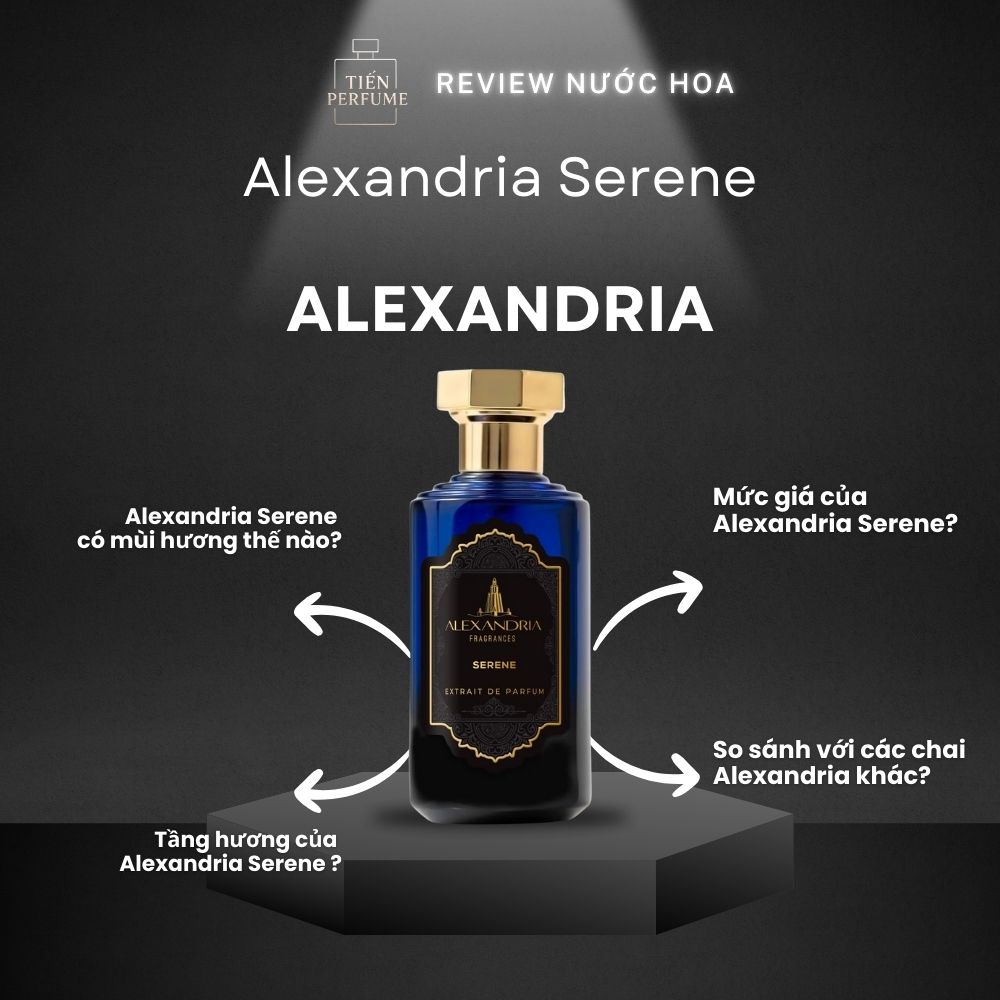 Review nước hoa Alexandria Serene 1 Review nước hoa Alexandria Serene _ Tiến Perfume