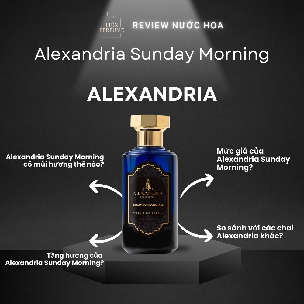 Review nước hoa Alexandria Sunday Morning _ Tiến Perfume