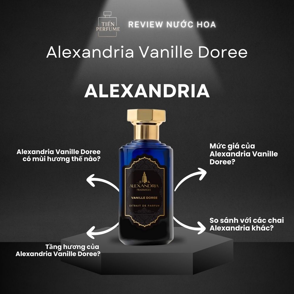 Review nước hoa Alexandria Vanille Doree 1 Review nước hoa Alexandria Vanille Doree _ Tiến Perfume