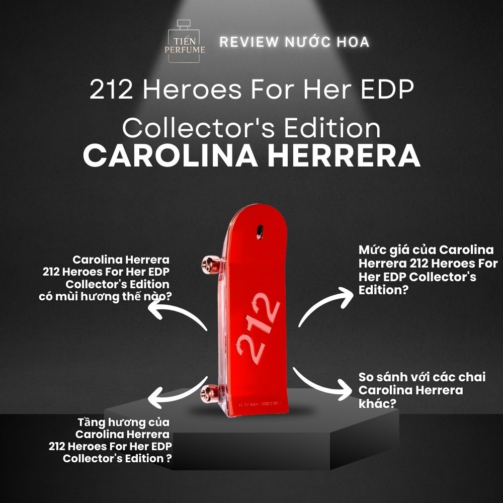 Review nước hoa Carolina Herrera 212 Heroes For Her EDP Collector's Edition 1 Review nước hoa Carolina Herrera 212 Heroes For Her EDP Collector's Edition _ Tiến Perfume