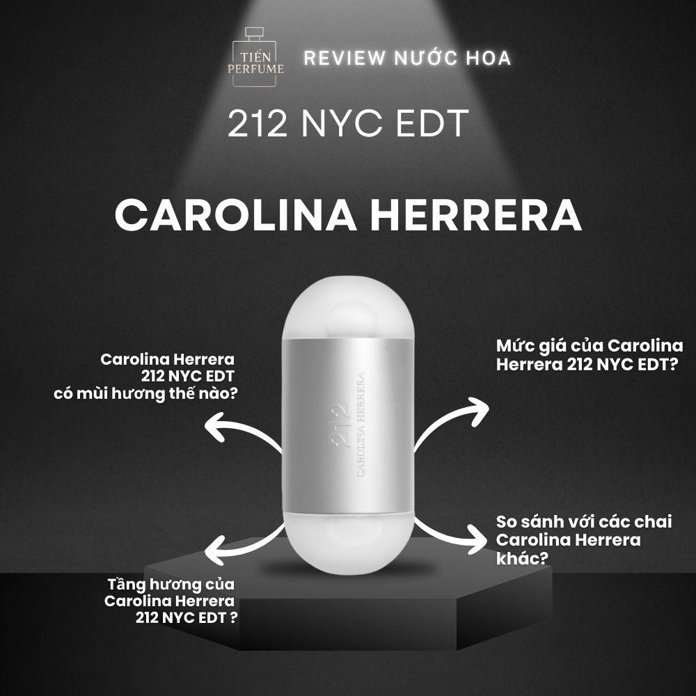 Review nước hoa Carolina Herrera 212 NYC EDT 1 Review nước hoa Carolina Herrera 212 NYC EDT _ Tiến Perfume