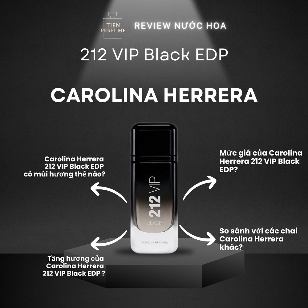 Review nước hoa Carolina Herrera 212 VIP Black EDP 1 Review nước hoa Carolina Herrera 212 VIP Black EDP _ Tiến Perfume
