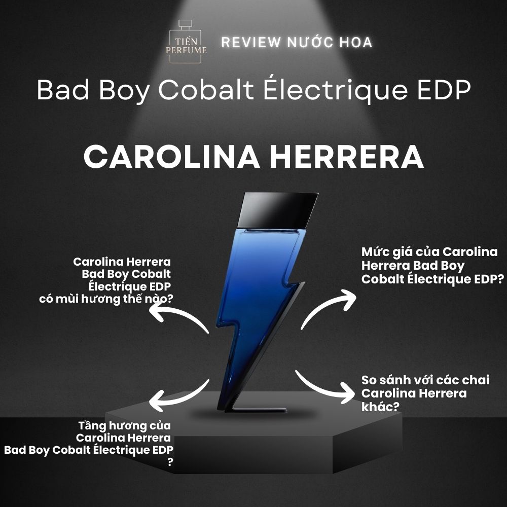 Review nước hoa Carolina Herrera Bad Boy Cobalt Electrique EDP 1 Review nước hoa Carolina Herrera Bad Boy Cobalt Electrique EDP _ Tiến Perfume